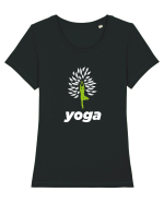 yoga Tricou mânecă scurtă guler larg fitted Damă Expresser