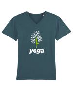 yoga Tricou mânecă scurtă guler V Bărbat Presenter
