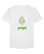 yoga Tricou mânecă scurtă guler larg Bărbat Skater