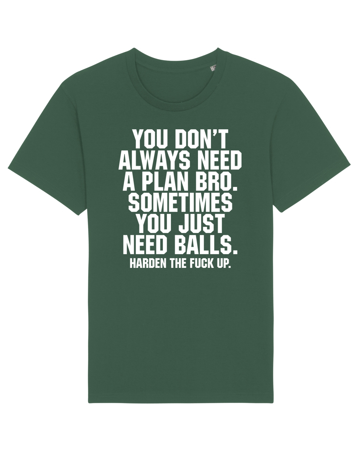 Tricou mânecă scurtă Unisex Rocker Bottle Green