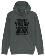 You don't always need a plan bro... Hanorac cu fermoar Unisex Connector