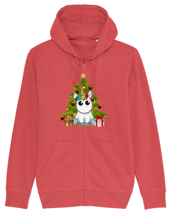 Christmas Unicorn Carmine Red