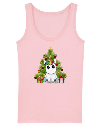 Christmas Unicorn Cotton Pink