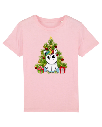 Christmas Unicorn Cotton Pink