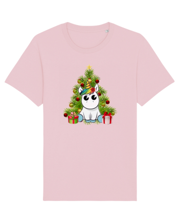Christmas Unicorn Cotton Pink