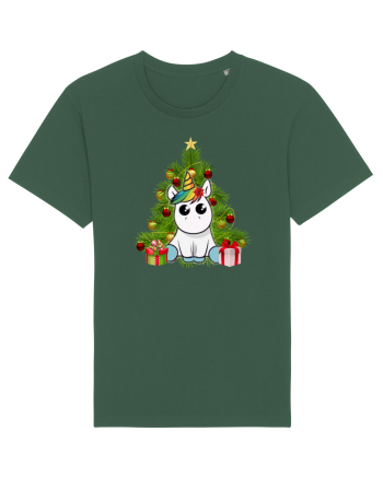 Christmas Unicorn Bottle Green