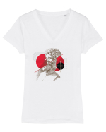 To be or not to be Tricou mânecă scurtă guler V Damă Evoker