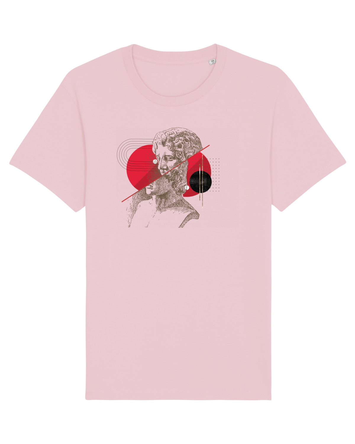 Tricou mânecă scurtă Unisex Rocker Cotton Pink