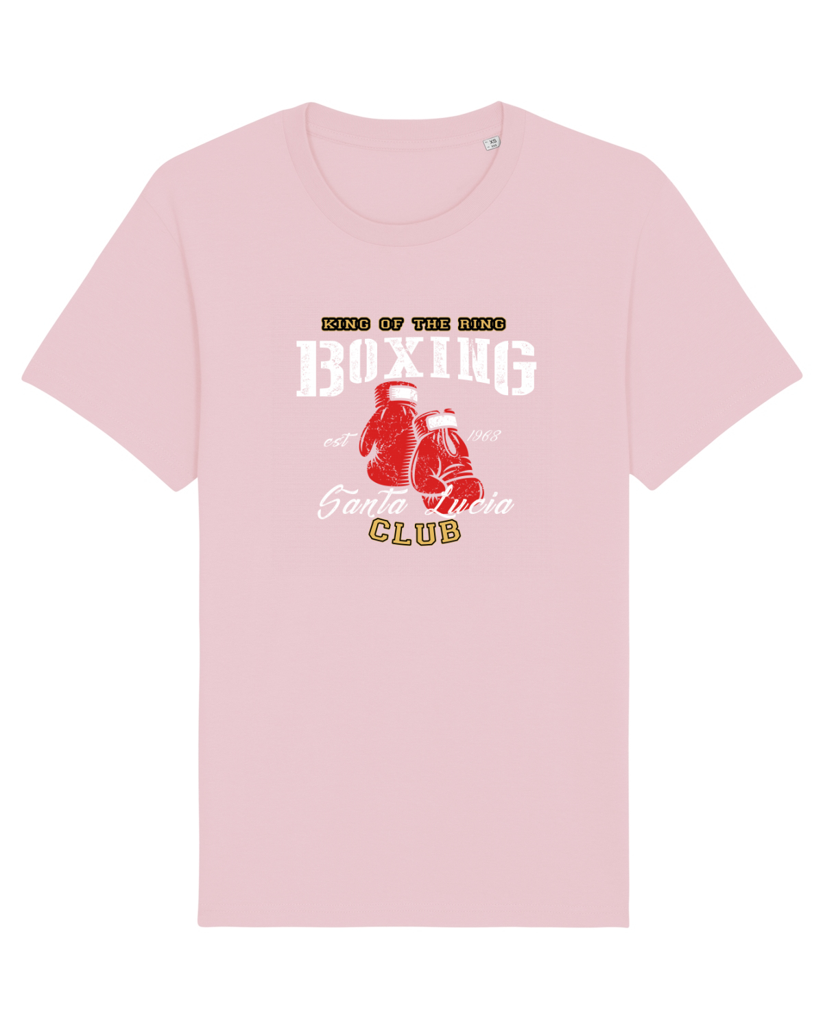 Tricou mânecă scurtă Unisex Rocker Cotton Pink