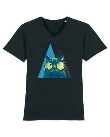 Cool Cat with glasses Black
