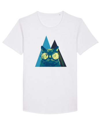 Cool Cat with glasses White