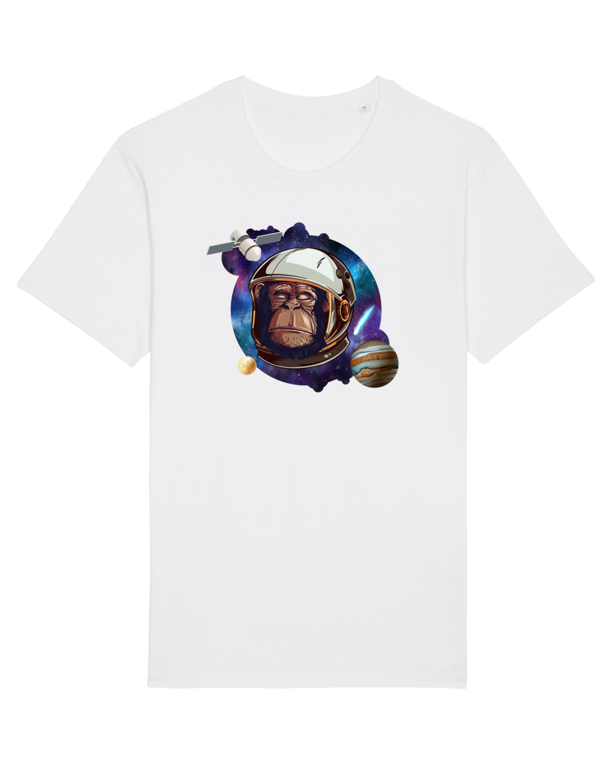 Tricou mânecă scurtă Unisex Rocker White
