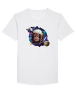 Chimp Astronaut Tricou mânecă scurtă guler larg Bărbat Skater
