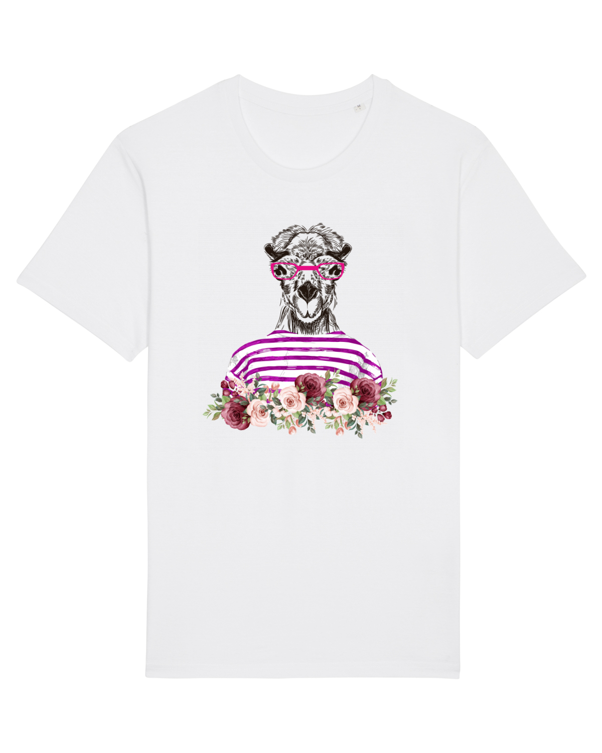 Tricou mânecă scurtă Unisex Rocker White