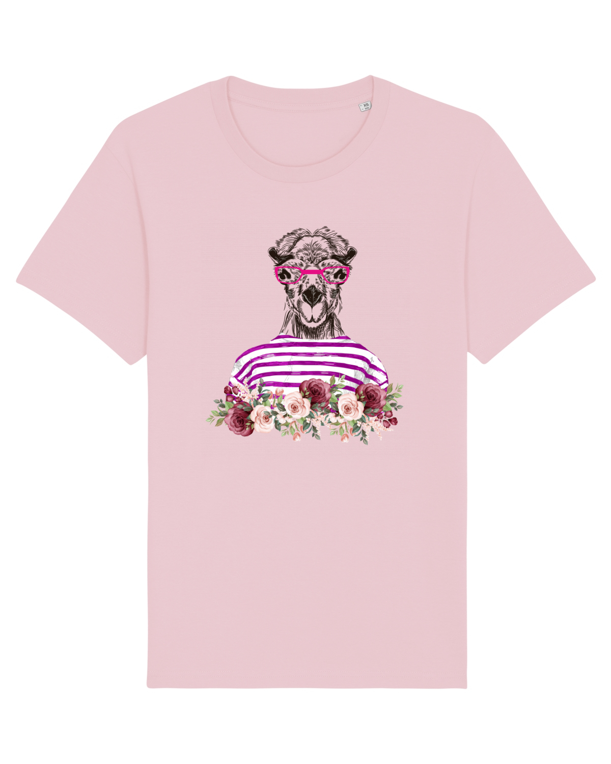 Tricou mânecă scurtă Unisex Rocker Cotton Pink