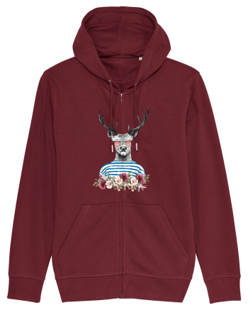 COOL Deer Burgundy
