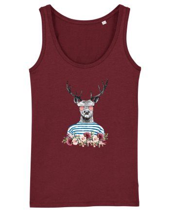COOL Deer Burgundy