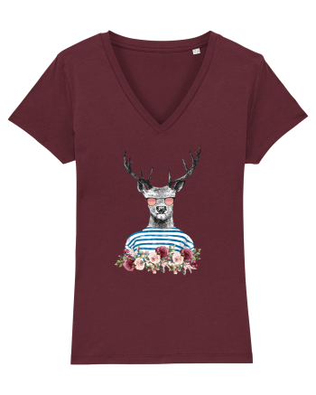 COOL Deer Burgundy