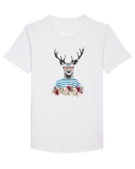 COOL Deer Tricou mânecă scurtă guler larg Bărbat Skater