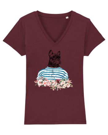 COOL French Bulldog Burgundy