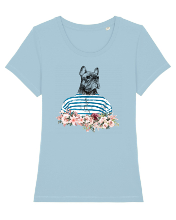 COOL French Bulldog Sky Blue
