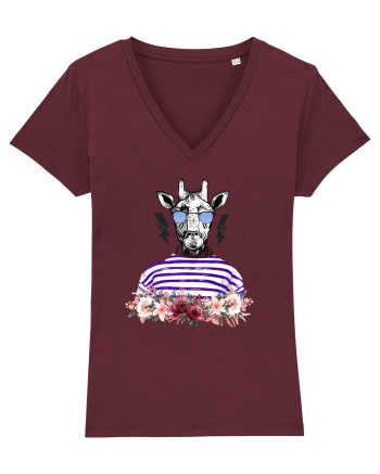 COOL Giraffe Burgundy