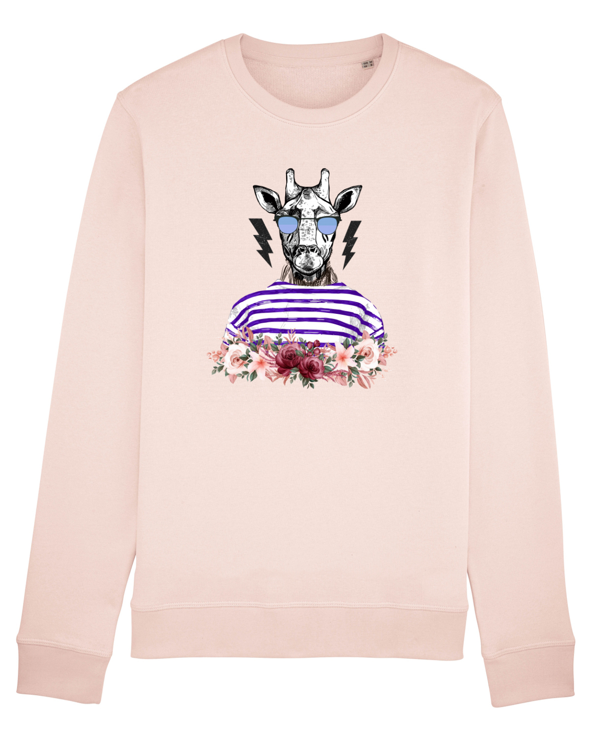 Bluză mânecă lungă Unisex Rise Candy Pink