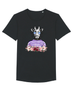 COOL Giraffe Tricou mânecă scurtă guler larg Bărbat Skater