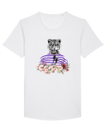 COOL Tiger Tricou mânecă scurtă guler larg Bărbat Skater
