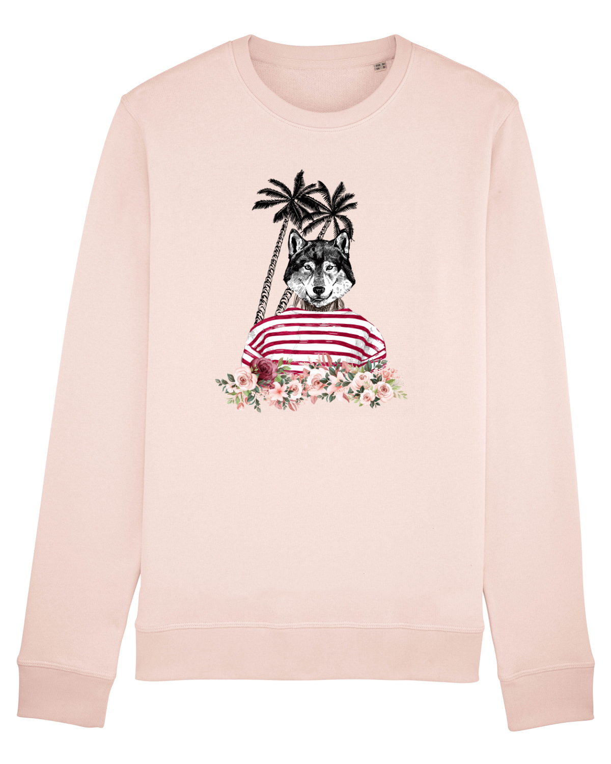 Bluză mânecă lungă Unisex Rise Candy Pink