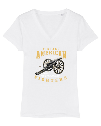 Vintage American Freedom Fighters White