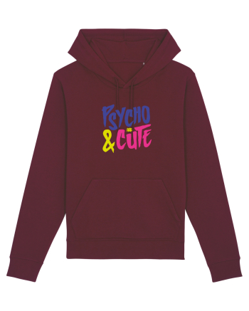 Psycho & Cute Burgundy