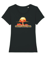 Happy New Year Tricou mânecă scurtă guler larg fitted Damă Expresser