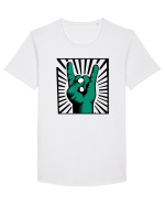 Hulk heavy metal Tricou mânecă scurtă guler larg Bărbat Skater
