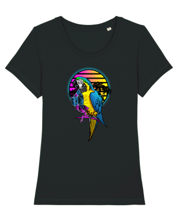Papagal colorat in vacanta Black