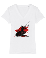 Samurai Tricou mânecă scurtă guler V Damă Evoker