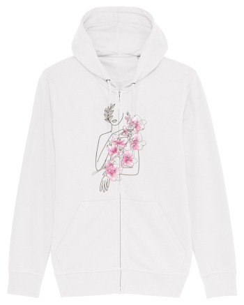 Nymph - Woman Silhouette 1 White
