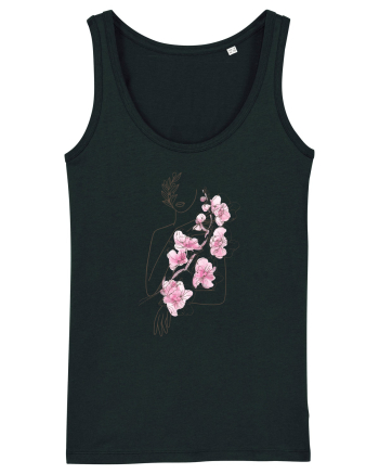 Nymph - Woman Silhouette 1 Black