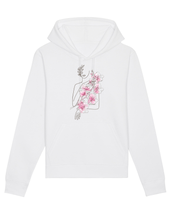 Nymph - Woman Silhouette 1 White