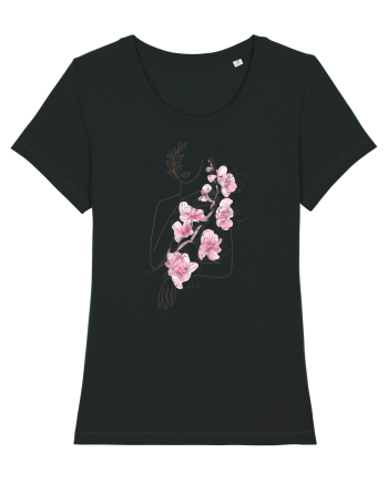 Nymph - Woman Silhouette 1 Black