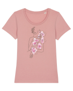 Nymph - Woman Silhouette 1 Tricou mânecă scurtă guler larg fitted Damă Expresser
