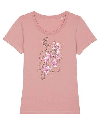 Nymph - Woman Silhouette 1 Canyon Pink