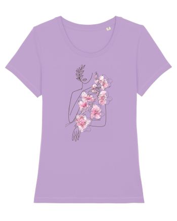 Nymph - Woman Silhouette 1 Lavender Dawn