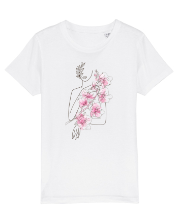 Nymph - Woman Silhouette 1 White