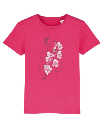 Nymph - Woman Silhouette 1 Raspberry