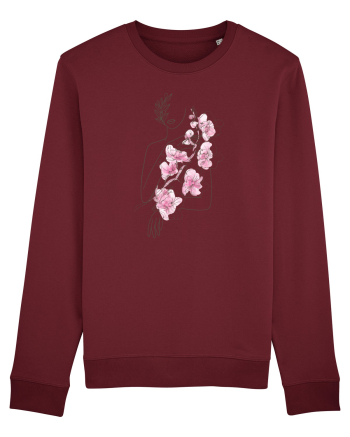 Nymph - Woman Silhouette 1 Burgundy