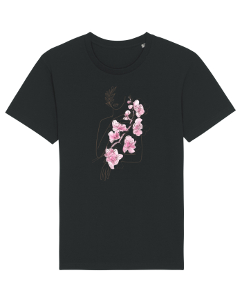 Nymph - Woman Silhouette 1 Black