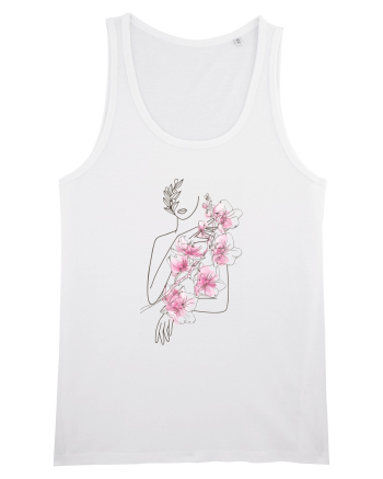 Nymph - Woman Silhouette 1 White