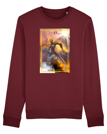 O The Fool Tarot Burgundy