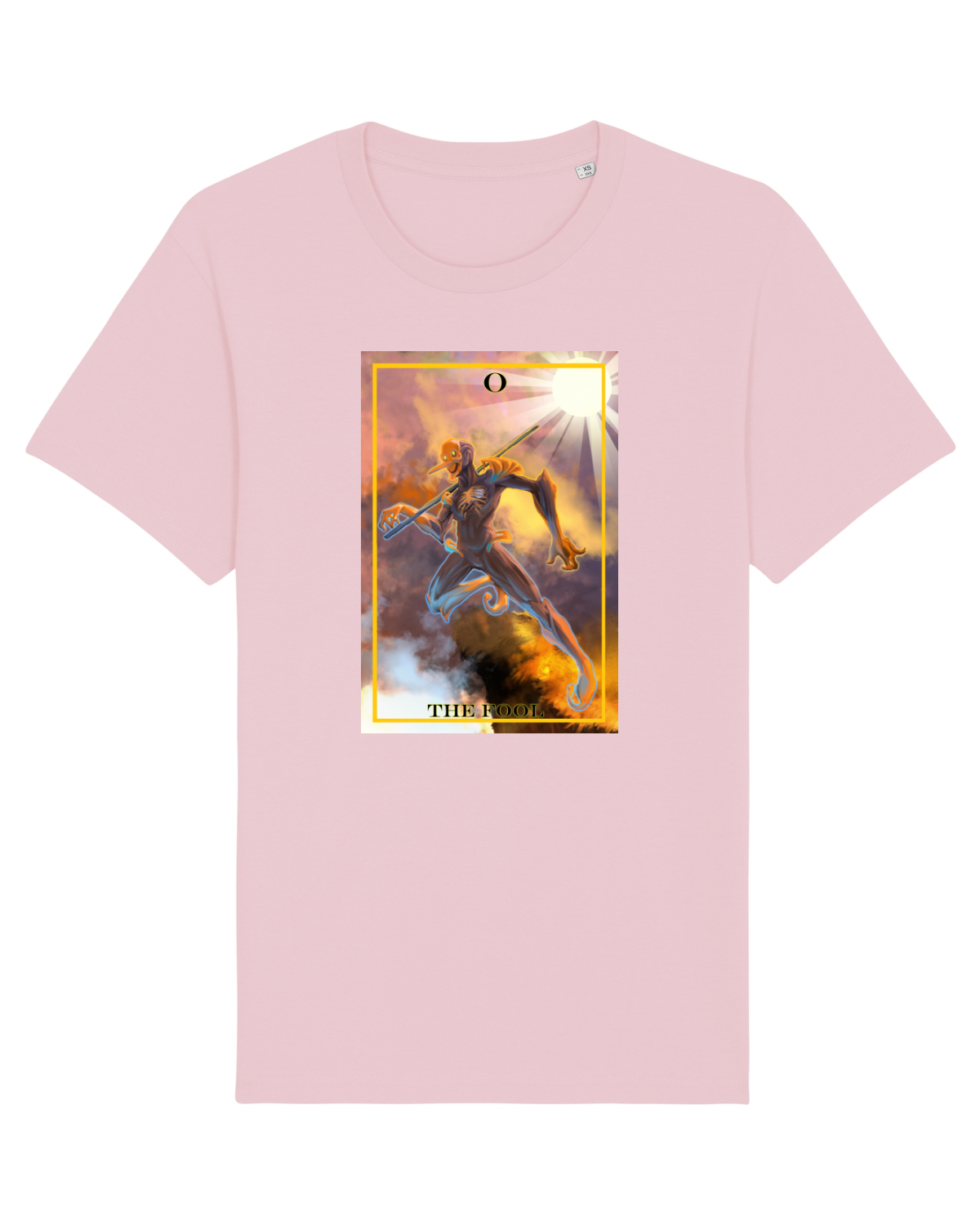 Tricou mânecă scurtă Unisex Rocker Cotton Pink